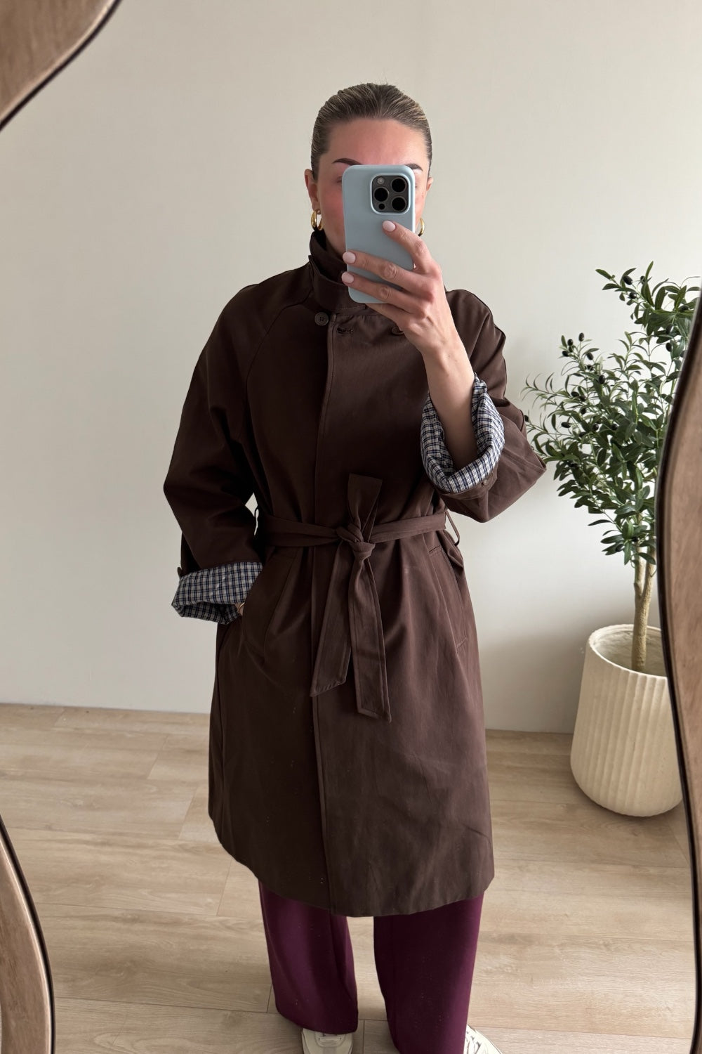 BROWN TRENCHCOAT BELLA